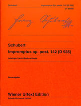 Impromptus, Op. Post. 142 (D 935) piano sheet music cover